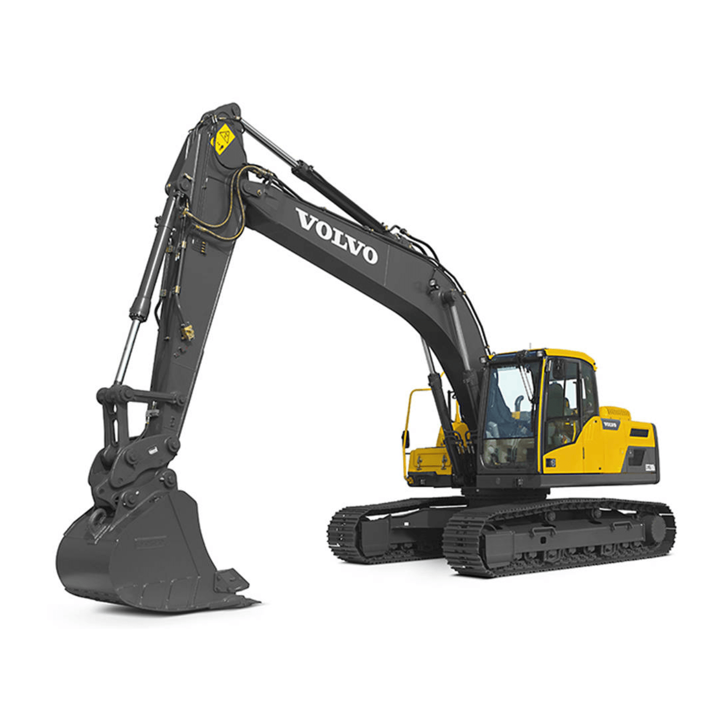 Экскаватор гусеничный VOLVO EC220DL 2 Экскаваторы Volvo зарекомендовали себя, как надежные машины. Строительство дорог, прокладка траншей, работа на карьерах – на любом участке экскаваторы Volvo покажут свою отличную работоспособность. Шведский экскаватор Вольво, модели EC220DL, способен выдерживать высокие нагрузки. Это высокопроизводительная, выносливая модель. Экскаваторы Вольво работают в любых погодных условиях. Разработчик уделил большое внимание не только мощности и производительности, но и дизайну. Брутальная стилистика придает машине уверенность и солидность флагманского экскаватора Вольво. 1